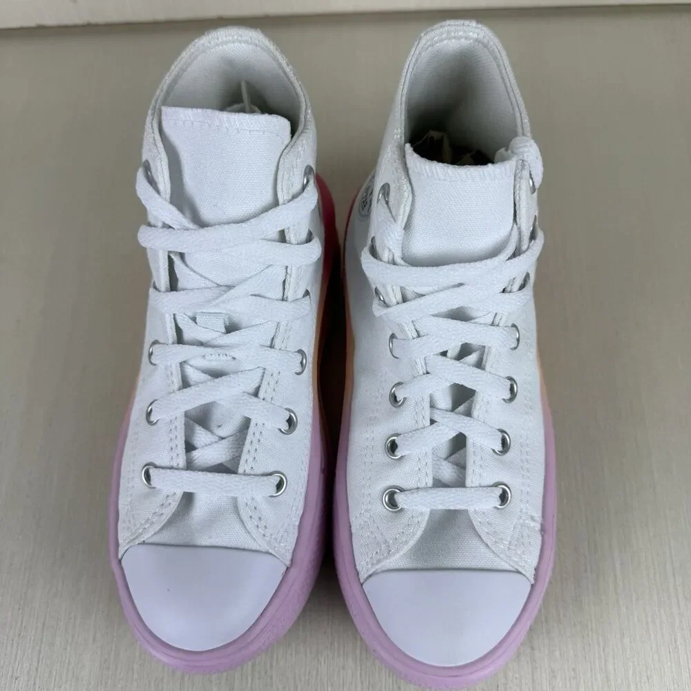 Converse Chuck Taylor All Star Move Hyper Bright High Girls Fashion Sneaker Sz 1